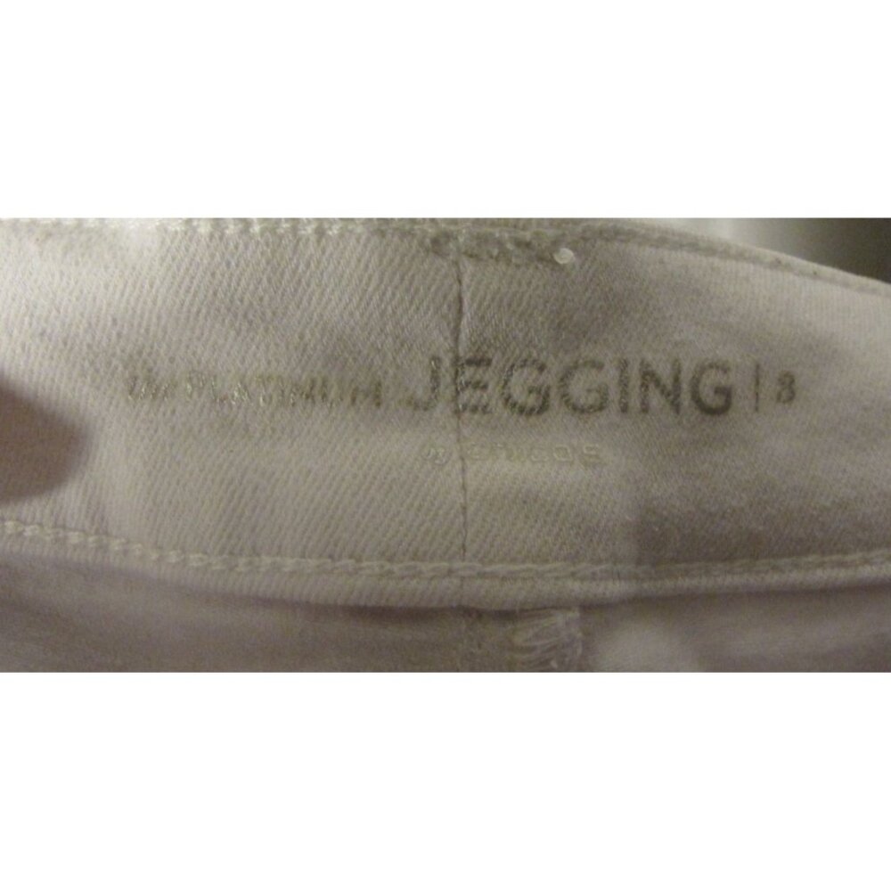 Chico's 3 (16) White Platinum Jegging Jeans Stretch - Picture 3 of 3